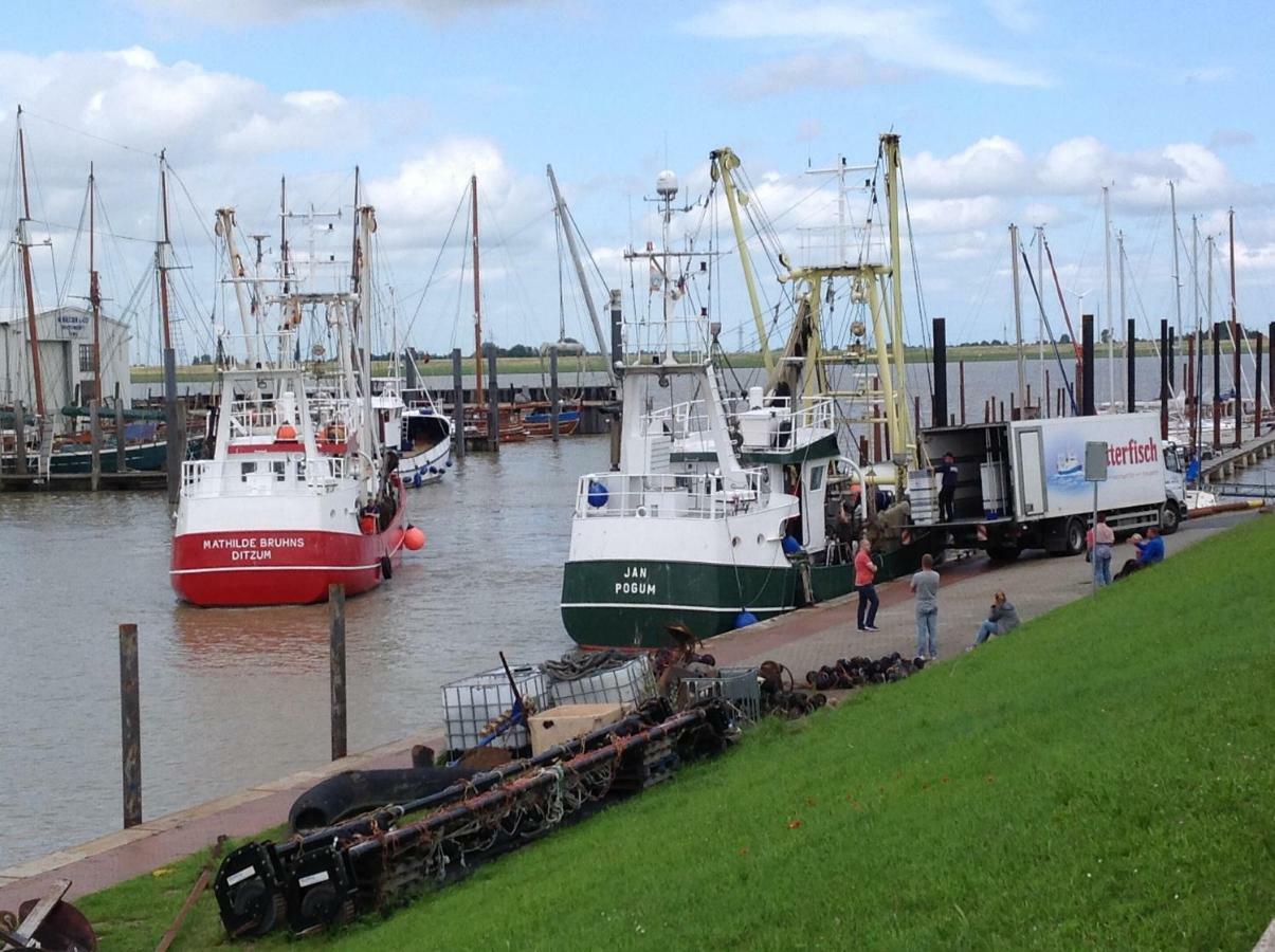 Vier Sterne Am Hafen, Ditzum Eksteriør bilde